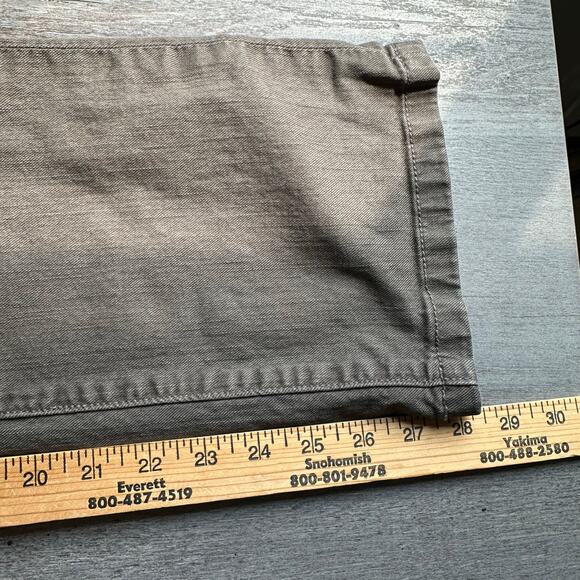 Anthropologie Pilcro Olive Green Pants Jeans with Suspender Buttons 29 Straight - Picture 12 of 14